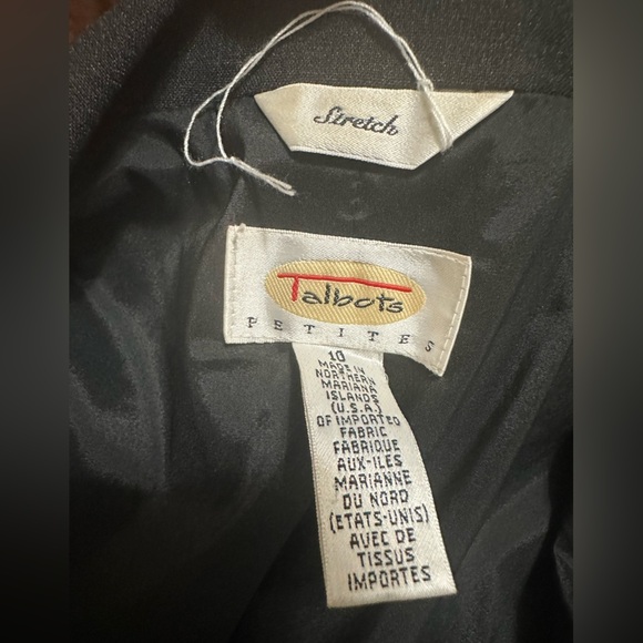 Talbots black blazer workwear size 10 - Picture 5 of 7